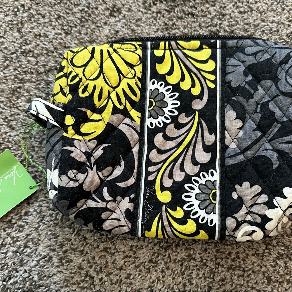 Medium Vera Bradley Floral Cosmetic Bag